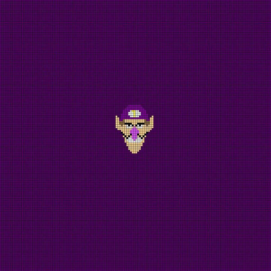 Waluigi Strikes A Pose In High-resolution Wallpaper Wallpaper
