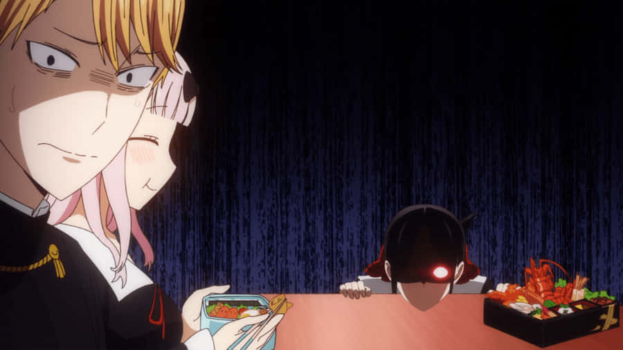 War Is Love In Kaguya Sama: Love Is War Wallpaper