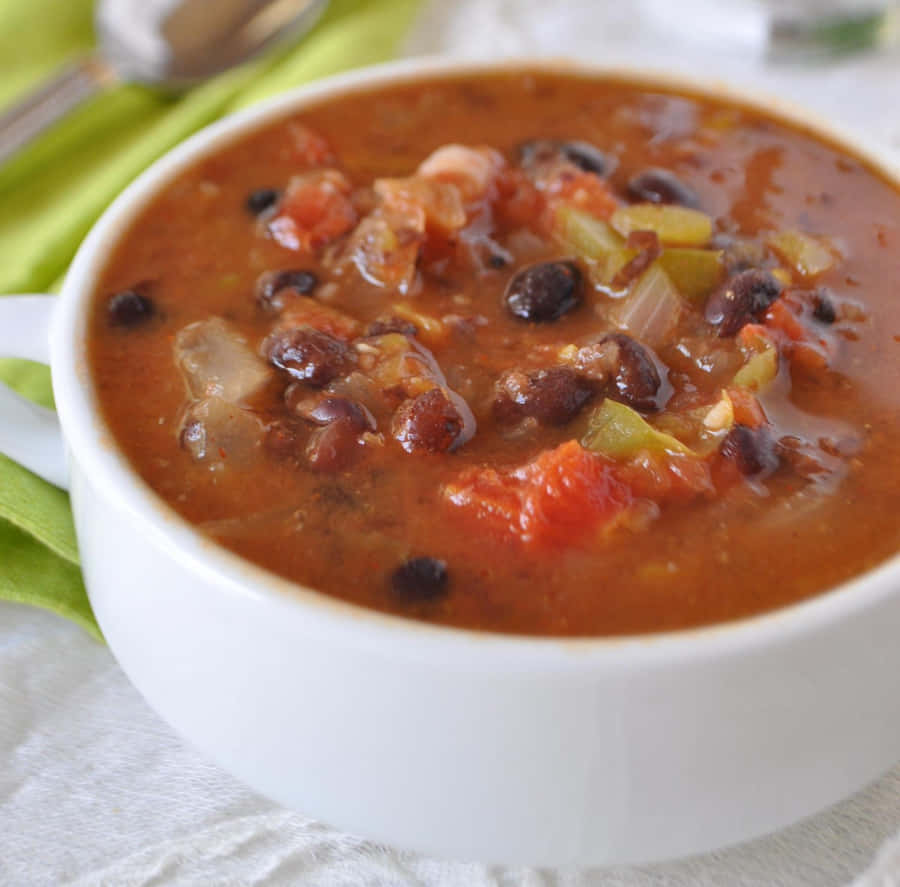 Warm And Delicious Black Bean Soup To Tantalize Your Taste Buds!