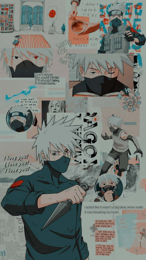 Warm Kakashi Aesthetic Wallpaper