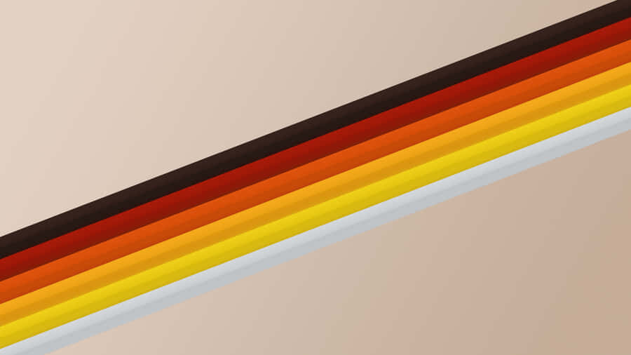 Warm Toned Abstract Stripe Art Wallpaper