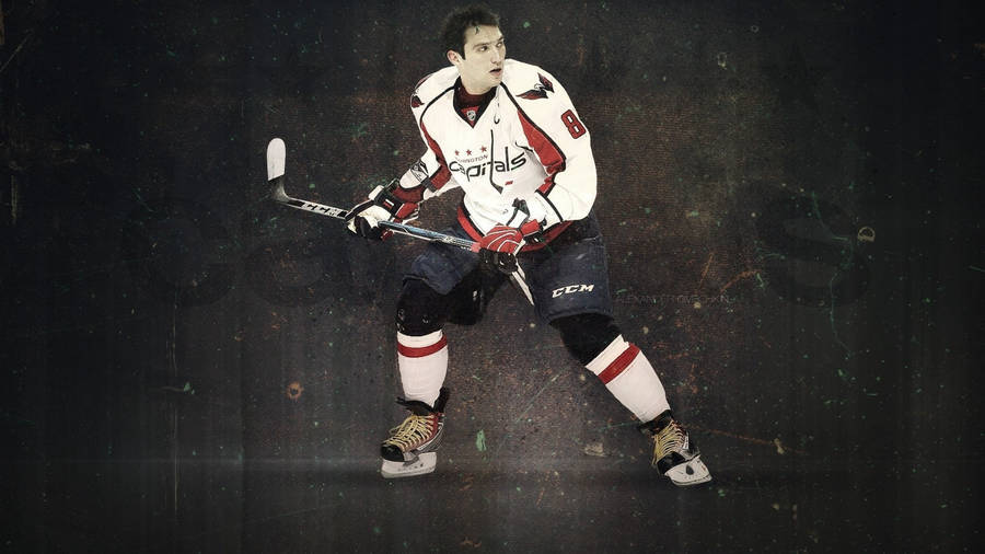 Washington Capitals Grainy Photo Wallpaper