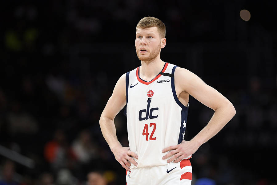 Washington Wizards Dāvis Bertāns Focus Shot Wallpaper
