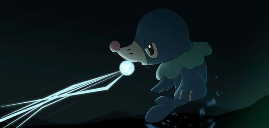 Water Gun Attack Of Popplio Wallpaper
