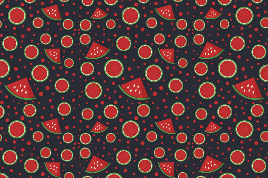 Watermelon Pattern Wallpaper