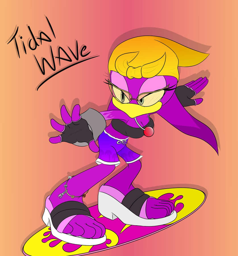 Wave The Swallow In Action Wallpaper