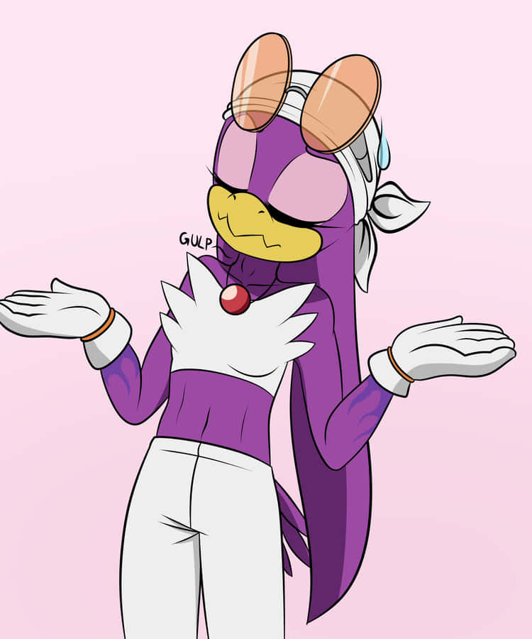 Wave The Swallow, Showcasing Her Style And Attitude Wallpaper