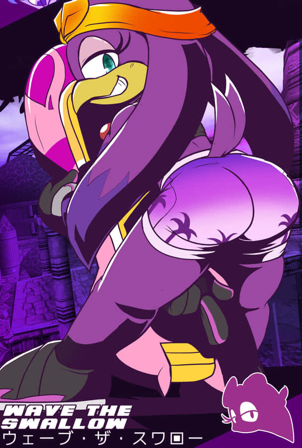 Wave The Swallow Soaring Through The Sky Wallpaper