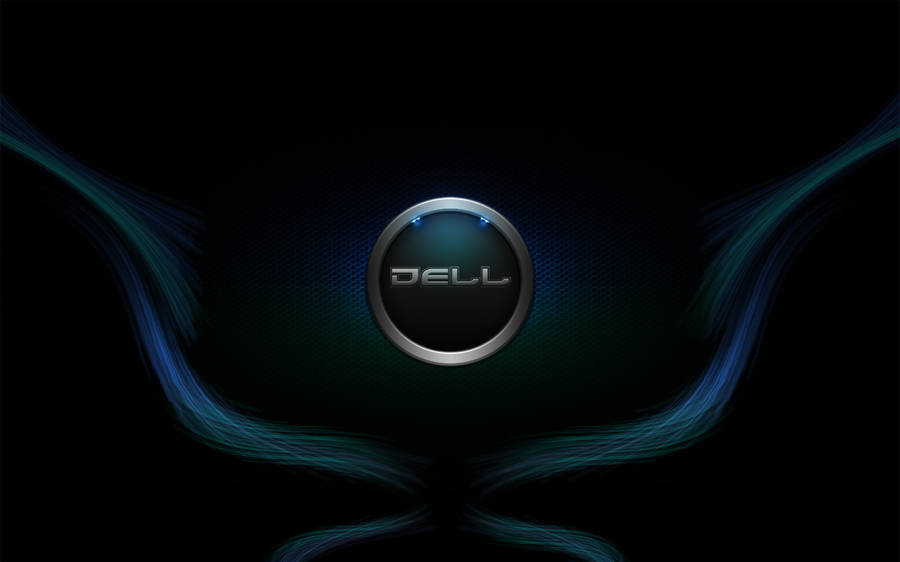 Wavy Lines Dell Hd Logo Wallpaper