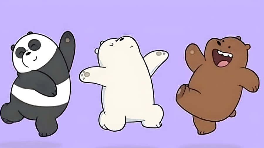 We Bare Bears_ Happy Dance Wallpaper