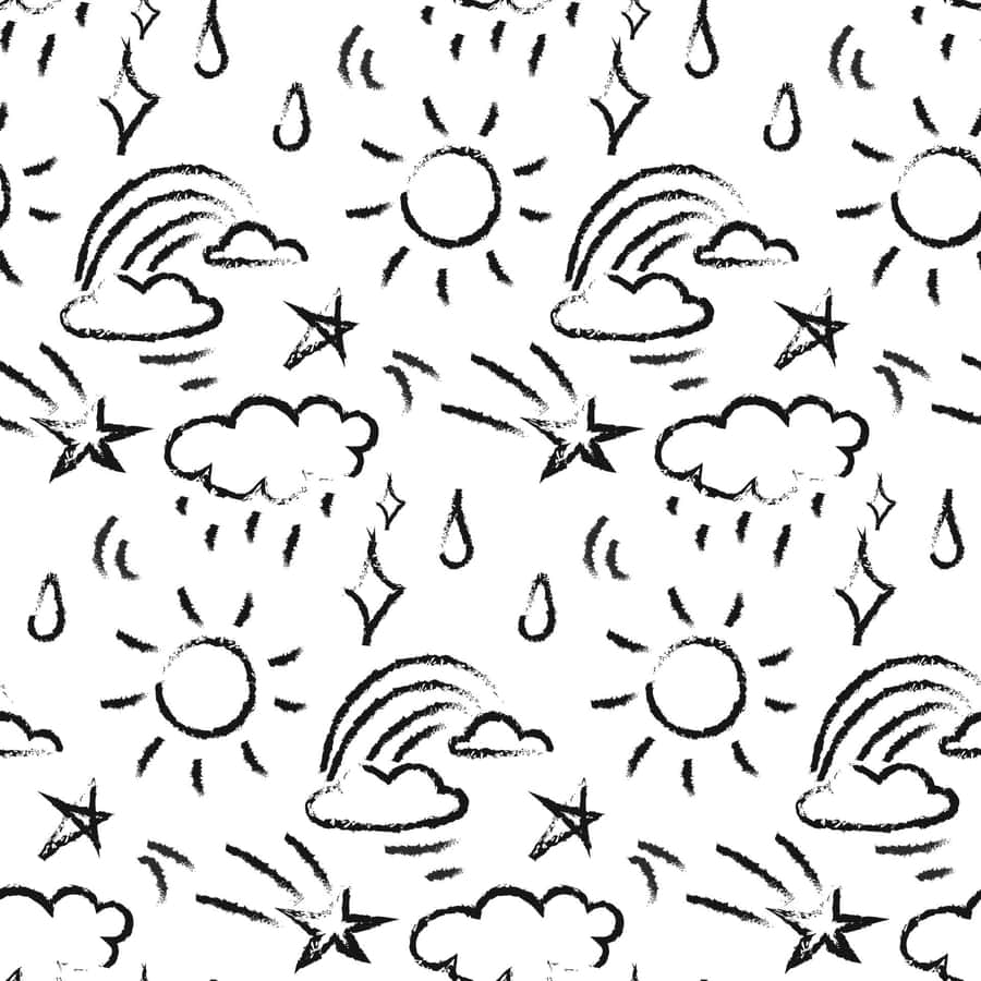 Weather_ Pattern_ Sketches Wallpaper