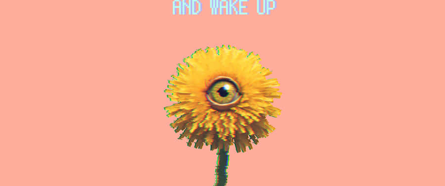 Weirdcore Dreamscape Dandelion Eye.jpg Wallpaper