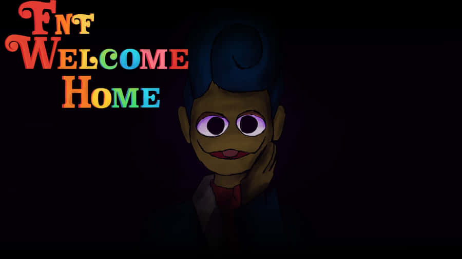 Welcome Home Puppet Show Title Graphic Wallpaper