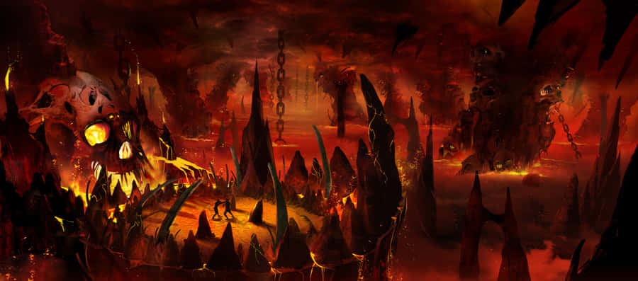 Welcome To The Demon Realm Wallpaper