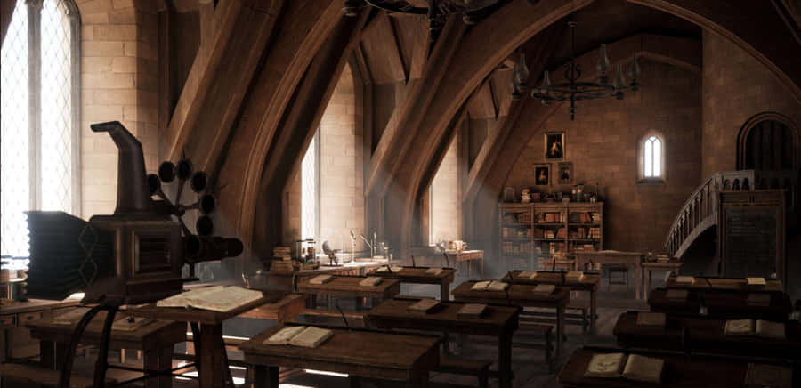 Welcome To The Hogwarts Potions Class Wallpaper