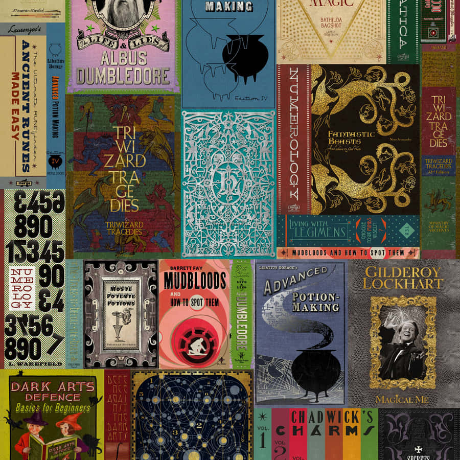 “welcome To The Magical World Of Hogwarts Library!” Wallpaper