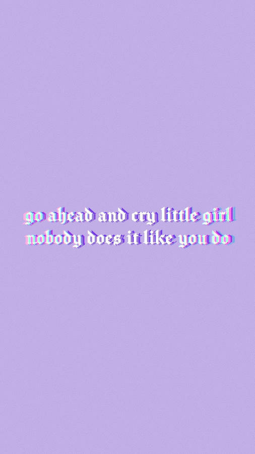 Welcome To The World Of Purple Baddie! Wallpaper