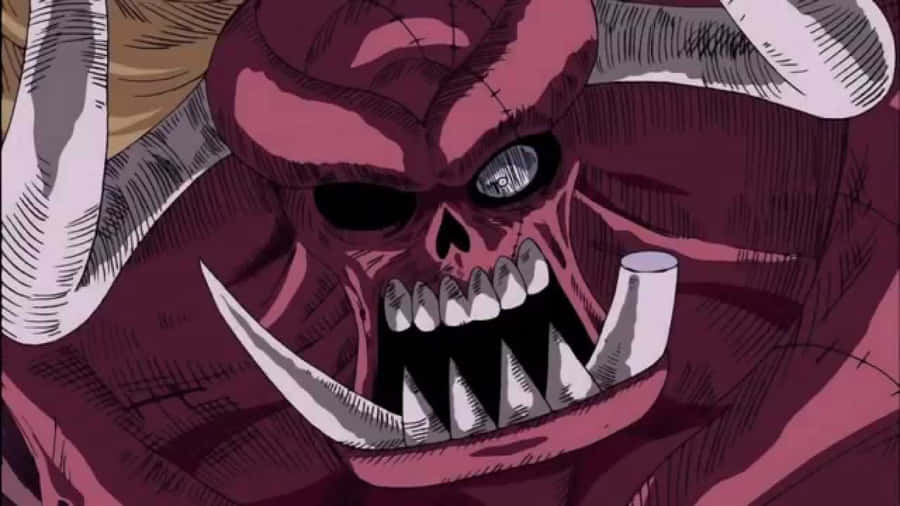 Welcome To Thriller Bark, The Haunted Island Ruled By The Magician Gecko Moria Wallpaper