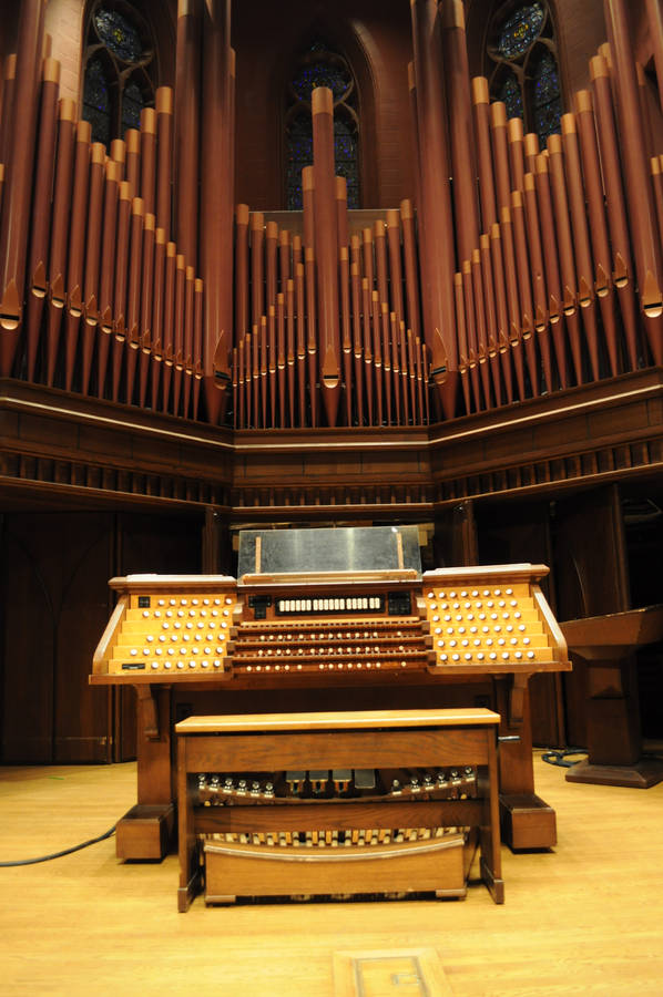 Wesleyan University Organ Wallpaper