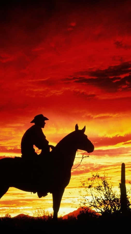 Western Cowboy Iphone 750 X 1334 Wallpaper