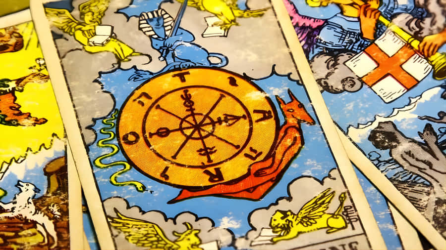 Wheel Of Fortune Tarot Wallpaper