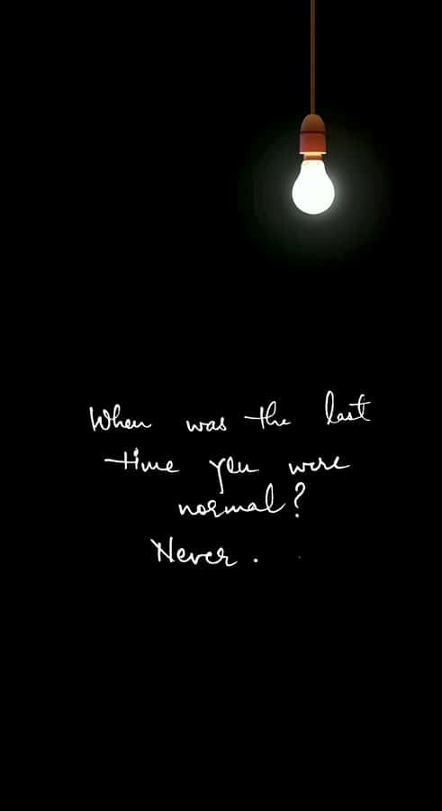 When Were You Normal Wallpaper