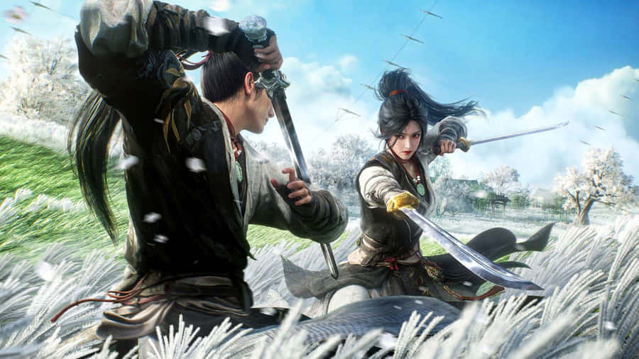 Where Winds Meet Battle Wallpaper