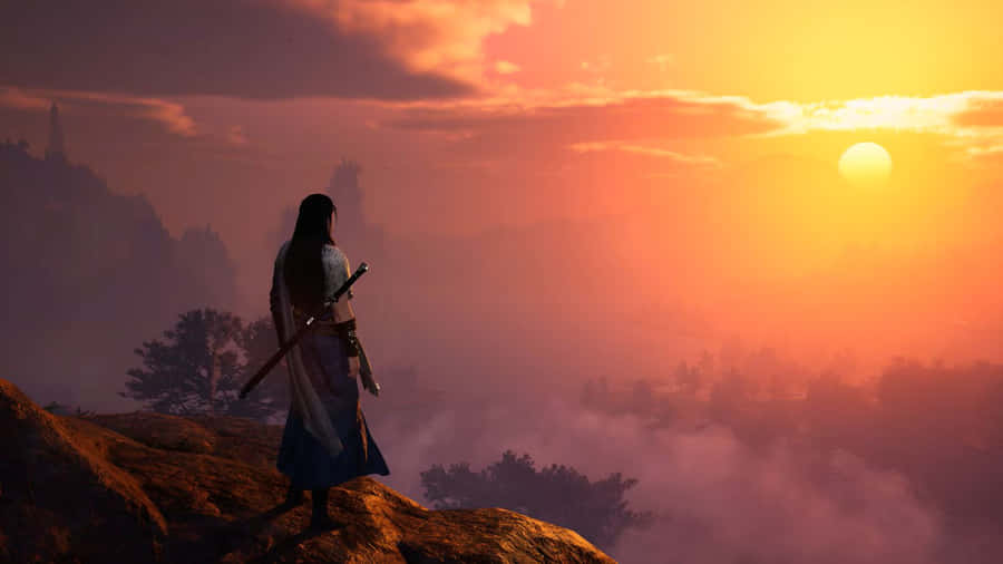 Where Winds Meet Sunset Wallpaper