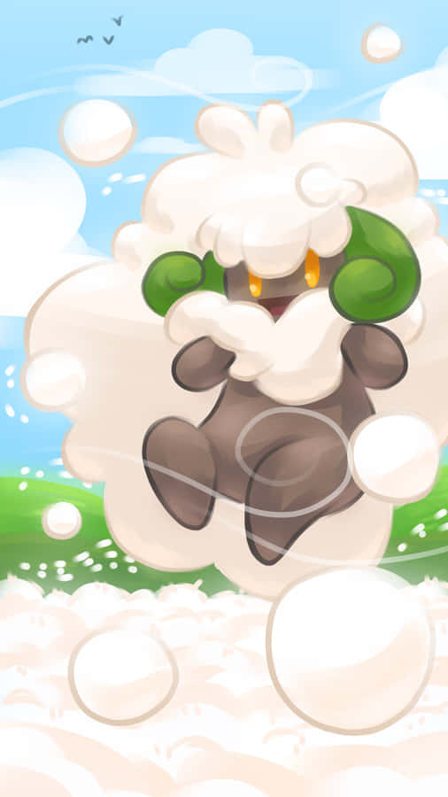 Whimsicott Birds Flying Sky Wallpaper
