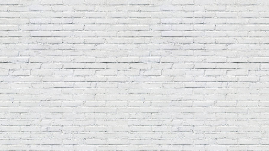 White Abstract Brick Wall Wallpaper