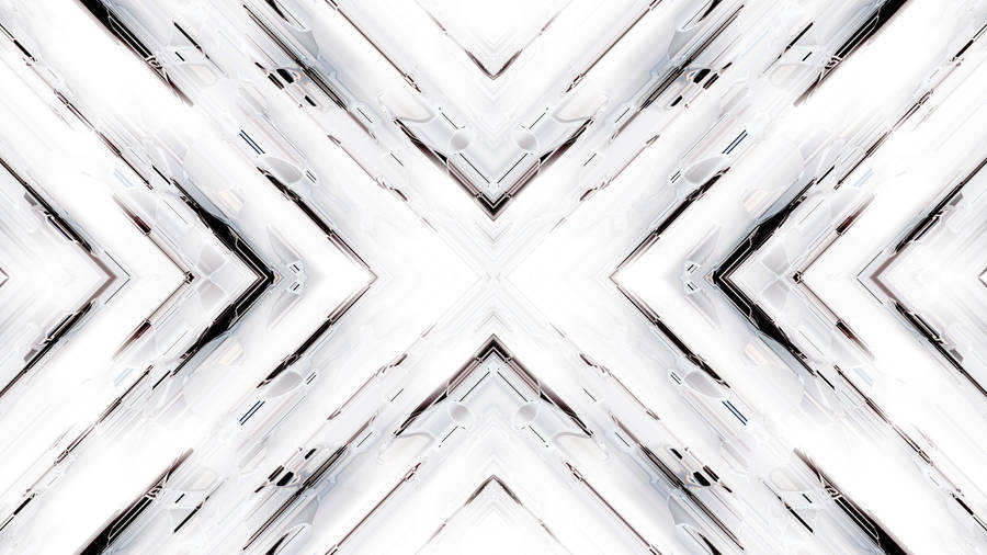 White Abstract Geometric Triangles Wallpaper
