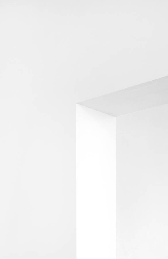 White Aesthetic Wall Wallpaper