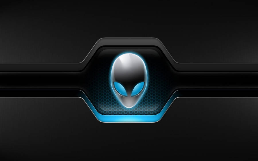 White Alienware Blue Eyes Wallpaper