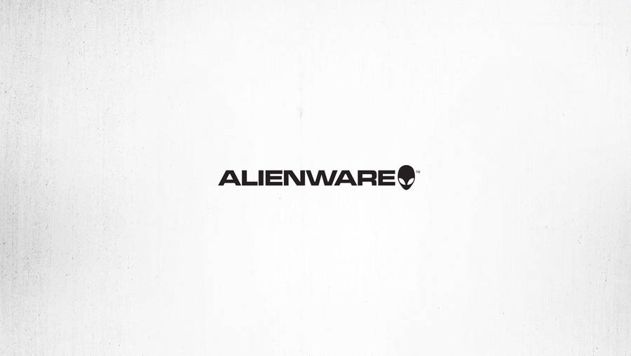 White Alienware Icon Wallpaper
