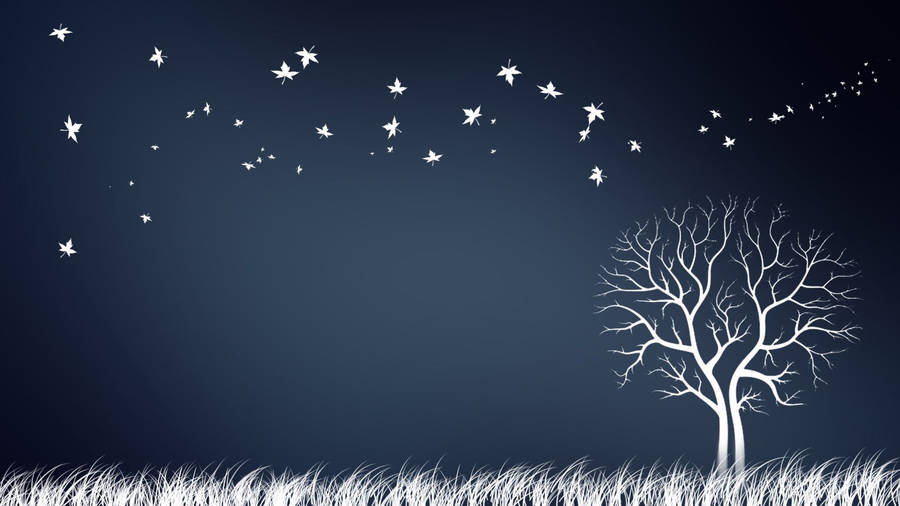 White Autumn Deviantart Wallpaper