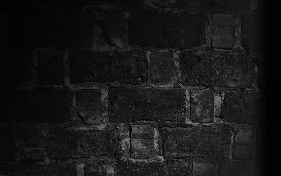 White Brick Wall Showing Dramatic Shadows Wallpaper