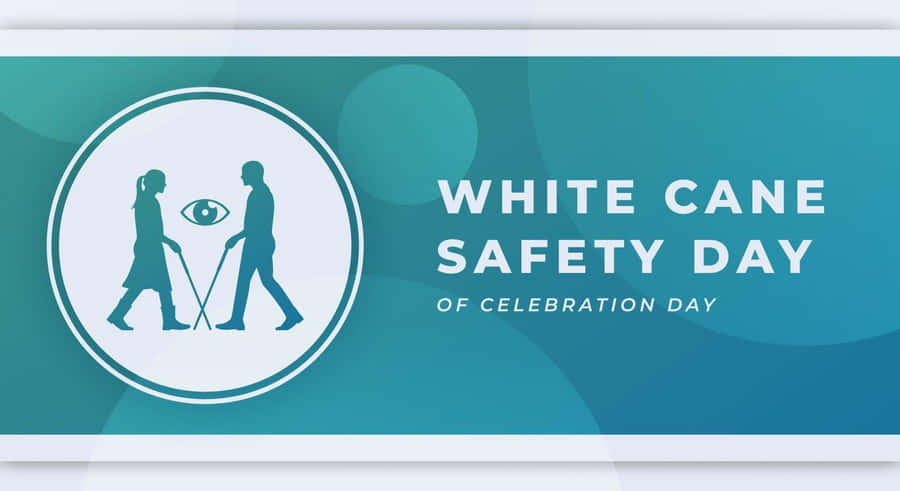 White Cane Safety Day Celebration Banner Wallpaper