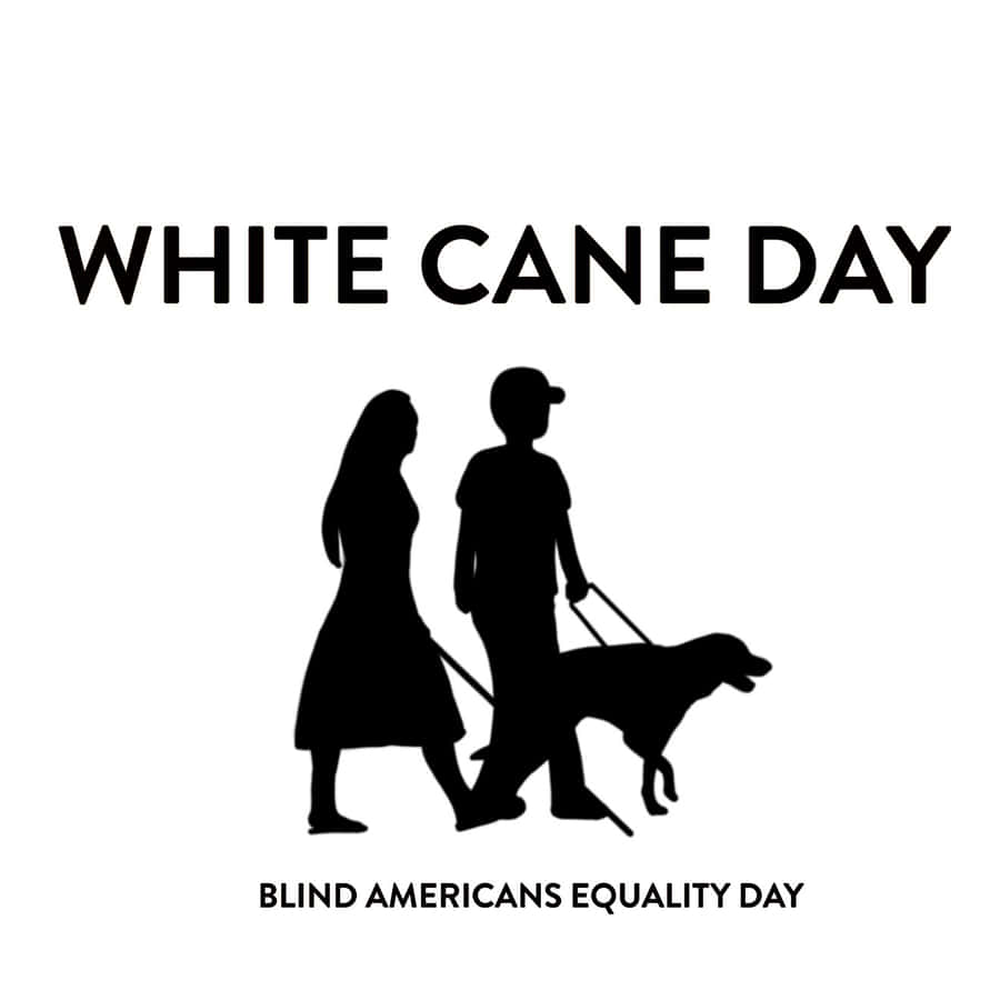 White Cane Safety Day Graphic Wallpaper