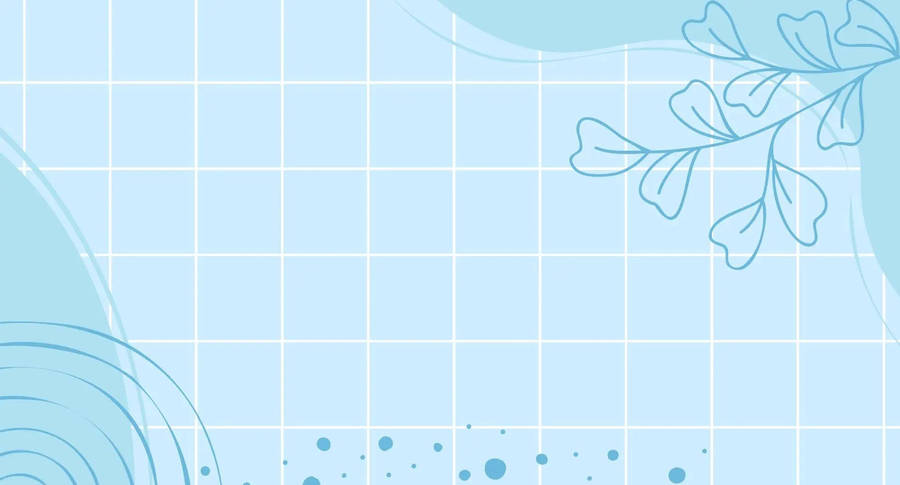 White Grid Aesthetic Design Wallpaper