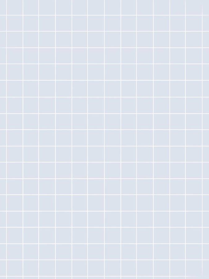 White Grid Aesthetic Portrait Wallpaper