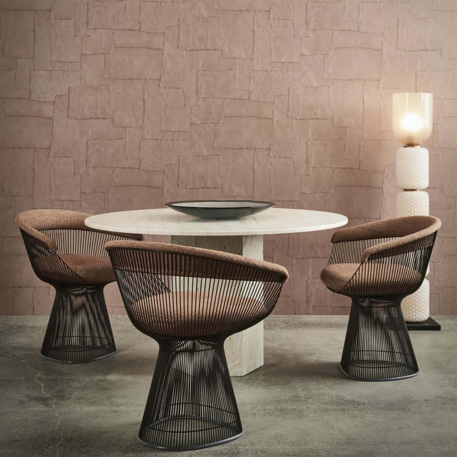 White Oblong Table [wallpaper] Wallpaper