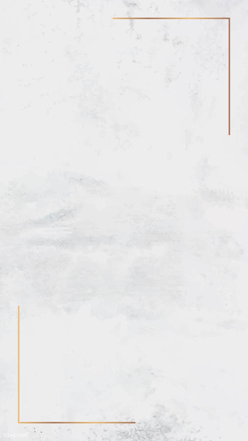 White Pastel With Gold Borders Wallpaper