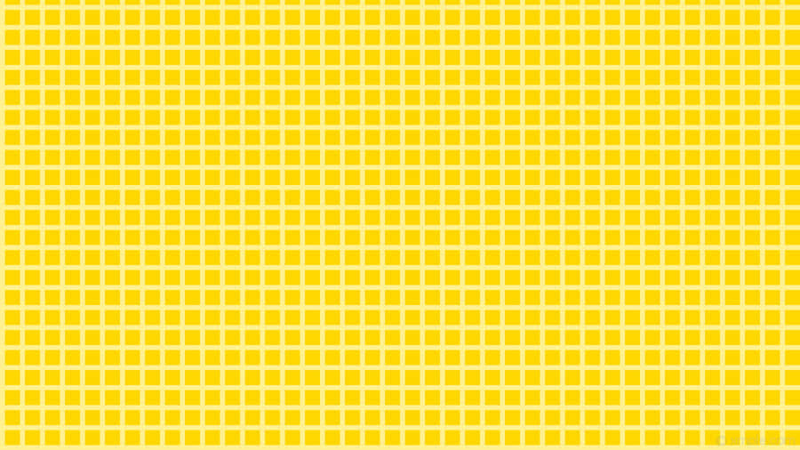 White Pillow On A Vibrant Yellow Plaid Aesthetic Wallpaper