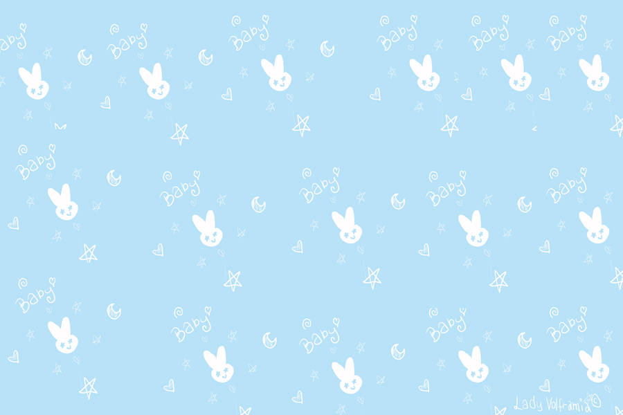 White Rabbits Cute Tablet Wallpaper