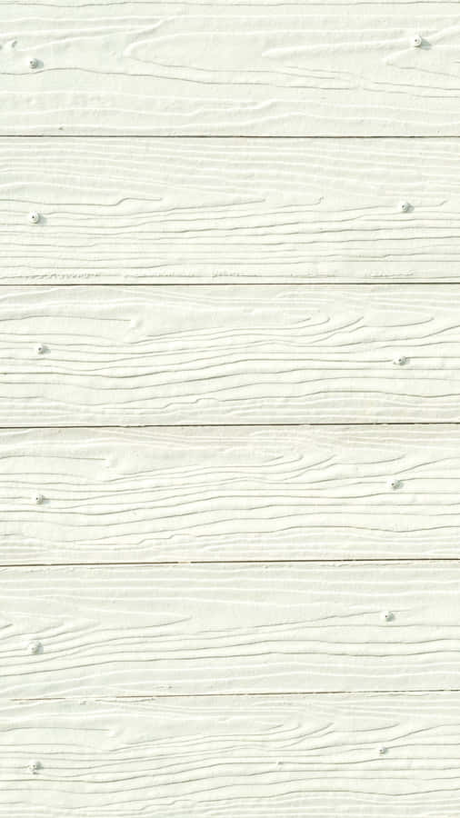 White Wooden Planks Texture Wallpaper