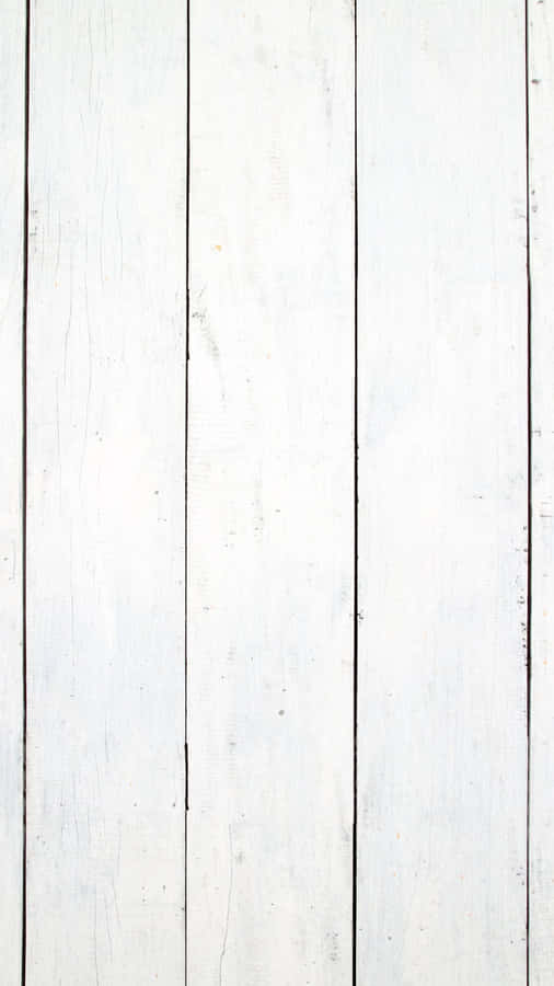 White Wooden Planks Texture Wallpaper
