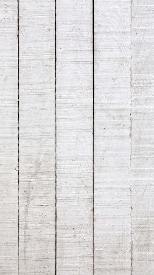 White Wooden Planks Texture Wallpaper