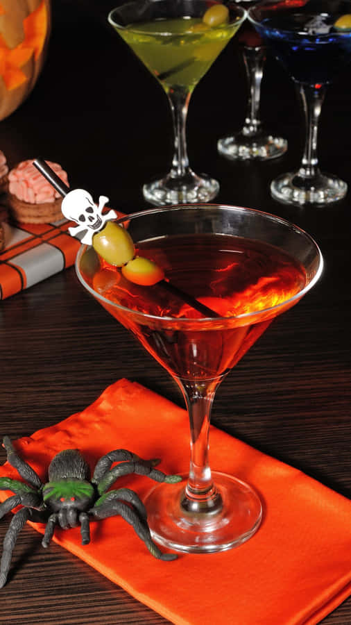 Who Said Cocktails Couldn't Be Spooky? Wallpaper