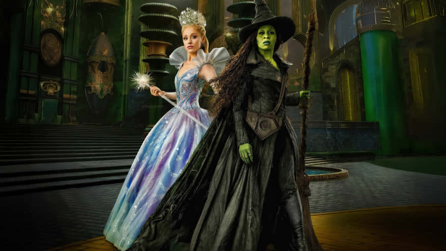 Wicked Glinda Contrast Wallpaper