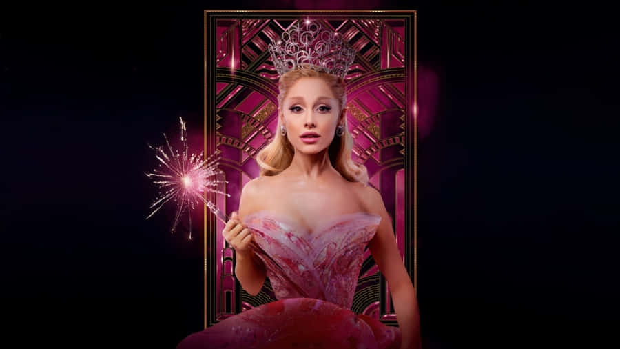 Wicked Glinda Magical Transformation Wallpaper